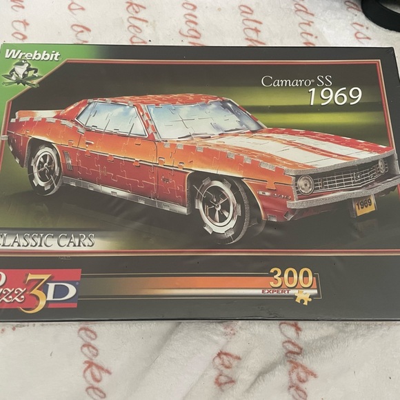 Wrebbit Other - Wrebbit Puzz 3D 1969 Camaro SS Classic Cars 3D Puzzle 300 Pieces SEALED NEW